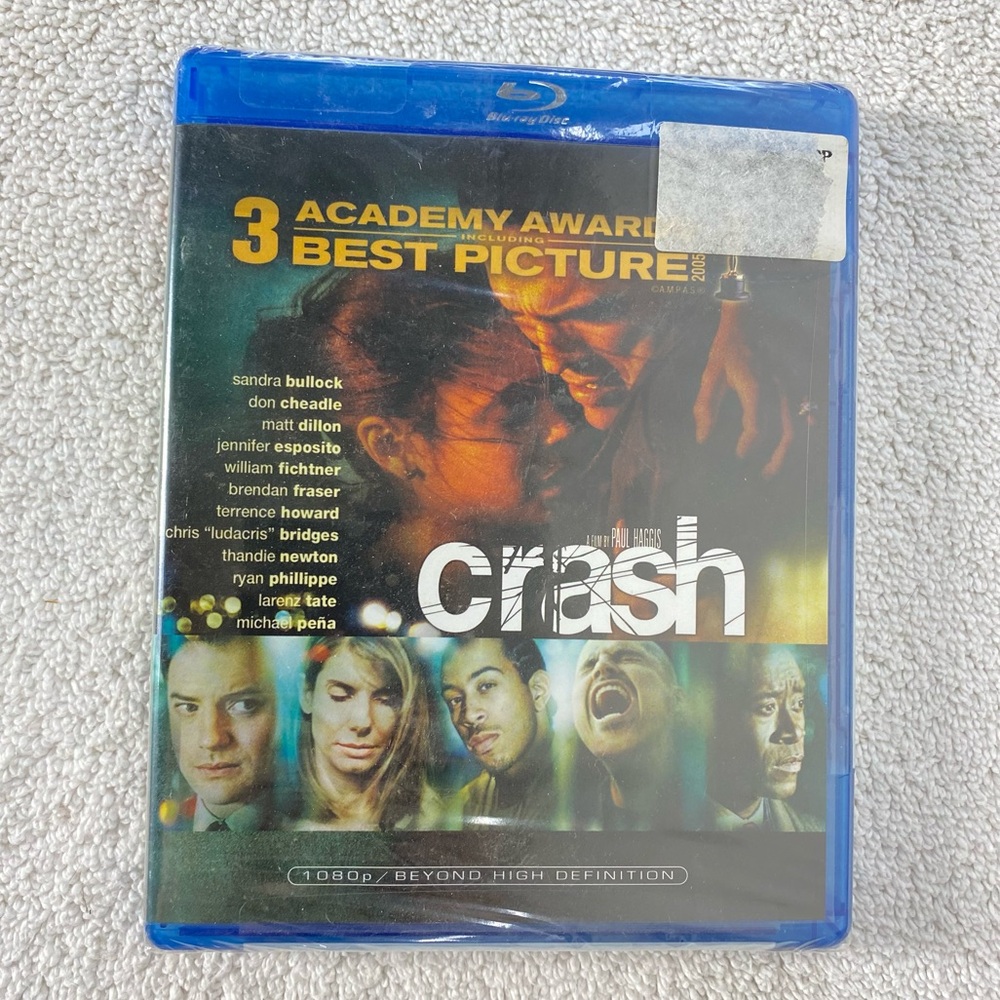 5/$35 Crash Blu-ray Movie NWT Sandra Bullock Don Cheadle Matt Dillon